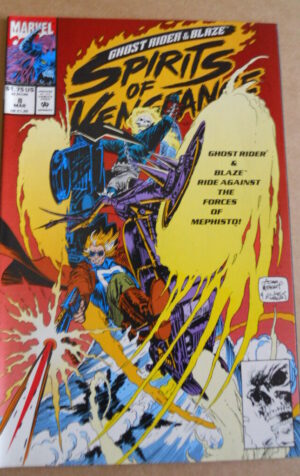 GHOST RIDER & BLAZE Spirits of Vengance n°8 1993 Marvel Comics  [SA26]