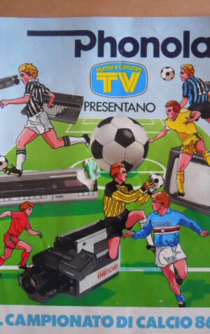 Inserto TV Sorrisi e Canzoni n°38 1986 GOAL Tutte le partite Calcio 1984 [G393]