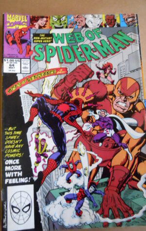 WEB OF SPIDER MAN n°64 1990 Marvel Comics   [SA26]
