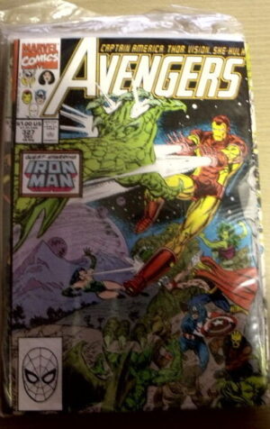 AVENGERS n°327 1990 Marvel Comics with Iron Man  [SA25]
