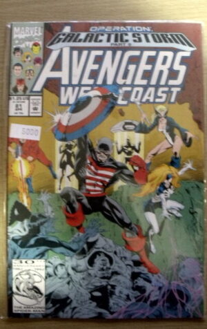 AVENGERS WEST COAST n°81 1992 Marvel Comics  [SA25]