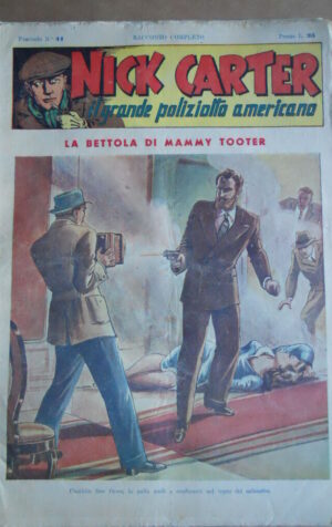 Nick Carter Il Grande poliziotto americano Anni 40 n?44 ed. NERBINI  [G369]