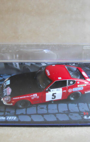 Rally Model Car IXO 1:43 DATSUN 240 Z Monte Carlo 1972 R. Aaltonen J.Todt [MZ14]
