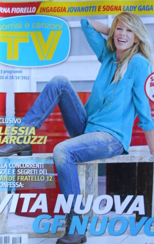 TV Sorrisi e Canzoni n°43 2011 Tiziano Ferro Alessia Marcuzzi Benedetta Pa [D18]