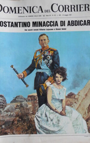 Domenica Del Corriere n°20 1967 Re Costantino - Storia Aviatori Italiani [D24]