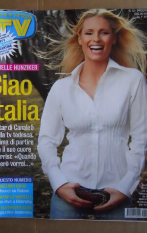 TV Sorrisi e Canzoni n°13 2005 Michelle Hunziker The Sleepover Club  [D51]