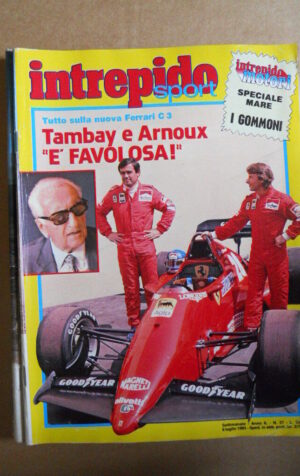 INTREPIDO n?27 1983 Patrick Tambay Rene Arnoux Ferrari  [G421]