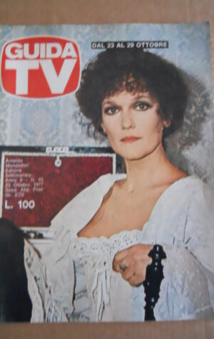 GUIDA TV n°43 1977  Copertina Rada Rassimov  [G435]