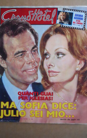 GRAND HOTEL n°5 1982 Gianna Nannini Sofia Loren Julio Iglesias  [C93]