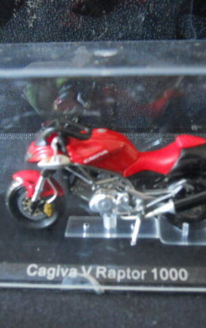 Modellino Moto 1:22 per collezionisti CAGIVA V RAPTOR 1000