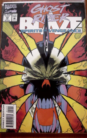 GHOST RIDER & BLAZE Spirits of Vengeance n°12 1991 Marvel Comics  [SA28]