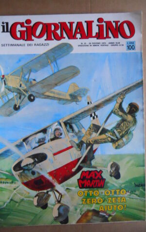 GIORNALINO n?25 1973 Max Martin G. De Luca Commissario Spada[G554]