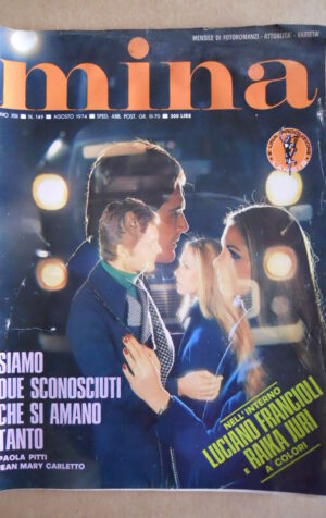 MINA n°149 1974 con Poster JURI FRANCIOLI  FOTOROMANZO edizioni Lancio  [G574]