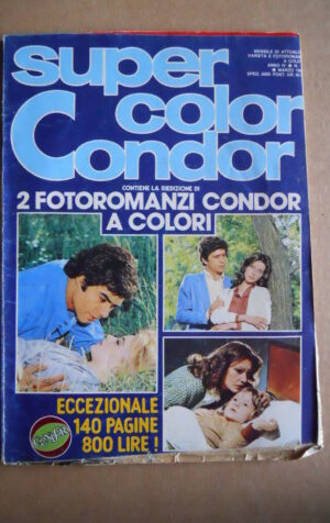 SUPER COLOR CONDOR Fotoromanzo n°1 1980 ed. Condor  [G580]