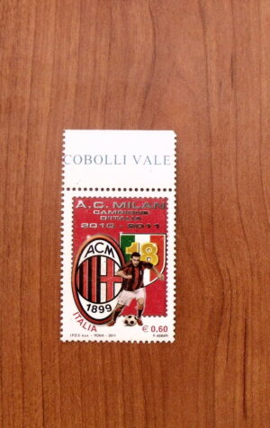 Francobollo celebrativo Milan Campione d' Italia 2010-2011  [AF26]