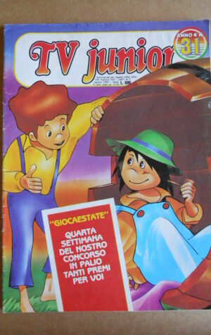 TV JUNIOR n?31  1982 Galaxy 1999 Tom Sawyer ed. ERI RAI  [G419A]