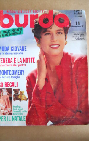 BURDA n°11 1991 con cartamodelli  [G582]