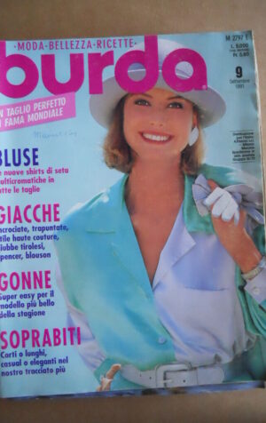 BURDA n°9 1991 con cartamodelli  [G582]