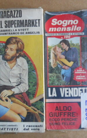 BUSTA anni 70 di 2 Fotoromanzi I Racconti di Sogno 89 + Sogno Mensile 106  [C94]