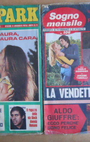 BUSTA anni 70 di 2 Fotoromanzi LUNA PARK 83 + Sogno Mensile 106  [D3]