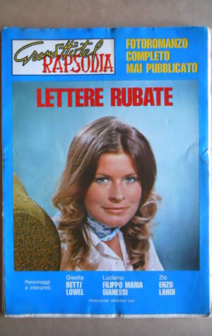Grand Hotel Rapsodia Fotoromanzo 1973 - LETTERE RUBATE  [C95]