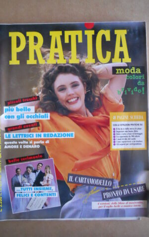 PRATICA n°4 1989 con cartamodelli - rivista maglia e cucito  [C60]