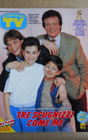 TV Sorrisi e Canzoni n°15 1991 Massimo Ranieri Terence Hill Fellini  [G590]