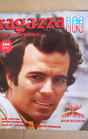 RAGAZZA IN Fotoromanzo  n°10 1979 Maxi Poster Julio Iglesias - Ciavarro [G595]