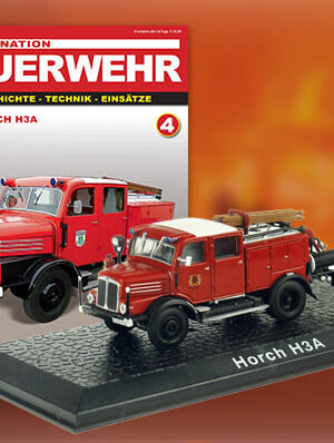 Modellino Vigili del Fuoco in metallo TLF 15 HORCH H3A  DIE CAST 1:72 RARO!