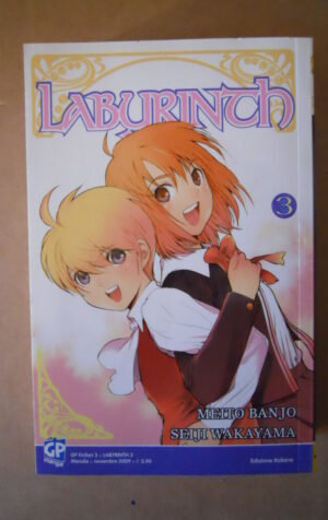 Labyrinth Vol.3 2009 Meito Banjo Seiji Wakayama edizione Gp Manga [G482]