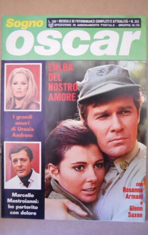SOGNO OSCAR n°312 1973 Fotoromanzo Anni 70 - Ursula Andress Mastroianni  [G581]