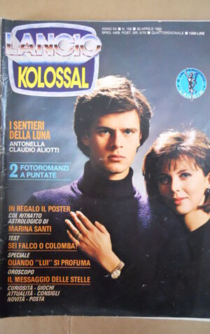 KOLOSSAL Fotoromanzo n°158 1985  [D31] GLIGOROV CON POSTER