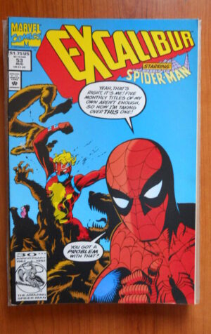 EXCALIBUR #53 Marvel Comics  [SA41]