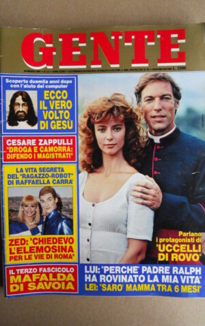 GENTE n°13 1984 Raffaella Carrà Padre Ralph Uccelli di Rovo Cesare Zappulli[D38]