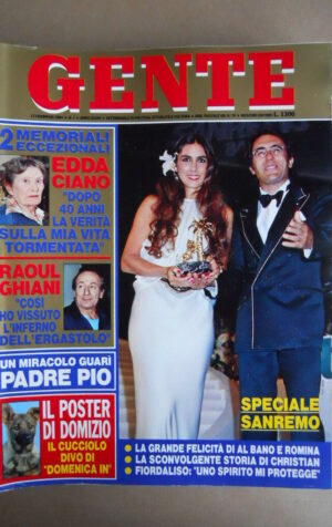 GENTE n°7 1984 Festival di Sanremo Speciale Romina Power Albano  [G739]