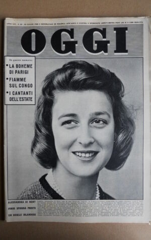 OGGI n°29 1960 Alessandra di Kent Mina Regina dell' Urlo Cananti Estate  [G749]