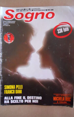 SOGNO n°15 1979  Rivista Fotoromanzi  [C67]