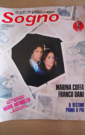 SOGNO n°17 1978  Rivista Fotoromanzi  [C67]