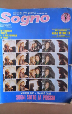 SOGNO n°21 1977  Rivista Fotoromanzi  [C67]
