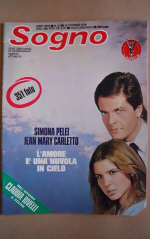 SOGNO n°25 1978  Rivista Fotoromanzi  [C67]