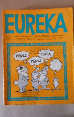 EUREKA Rivista di Fumetti n?60 1971  [D5] Discreto