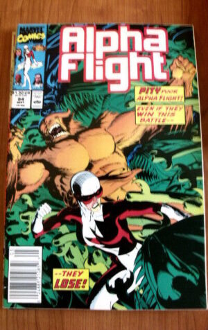 ALPHA FLIGHT n°84 1990  Marvel Comics  [SA34]