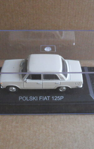 FIAT 125 POLSKI Legendary Cars 1:43 Die Cast in Box in Plexiglass [MV10]