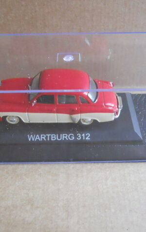 WARTBURG 312 Legendary Cars 1:43 Die Cast in Box in Plexiglass [MV10]