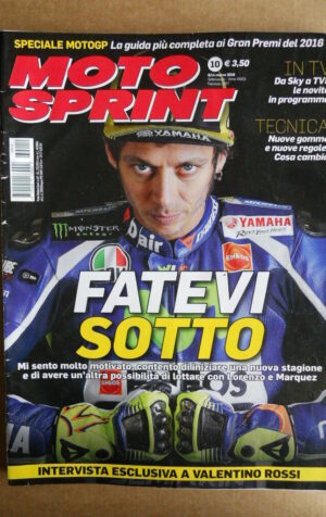 MOTOSPRINT n°10  2016 [C52A]