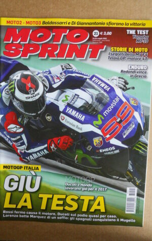MOTOSPRINT n°21  2016 [C52A]