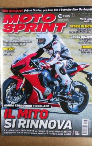 MOTOSPRINT n°38  2016 [C52A]