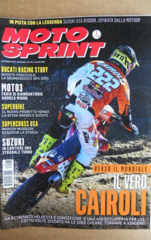 MOTOSPRINT n°7  2017 [C52A] con inserto Ducati Racing Story