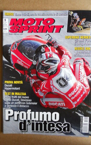 MOTOSPRINT n°9  2013 [C52A] con inserto Ducati Racing Story