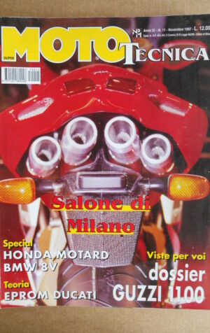 MOTO TECNICA n°11 1997 [G320] Dossier Guzzi 1100